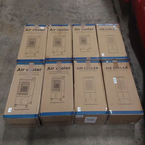 PALLET CONTAINING A VERY LARGE QUANTITY OF BOXED EVAPORATIVE PURIFICATION AIR COOLERS AND OTHER ASSORTED PRODUCTS 