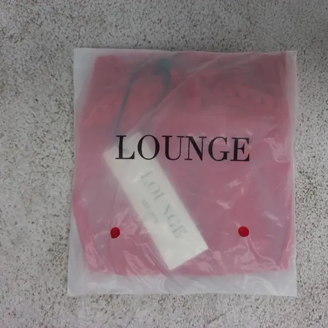 BAGGED LOUNGE REVEAL THONG IN RED SIZE LARGE