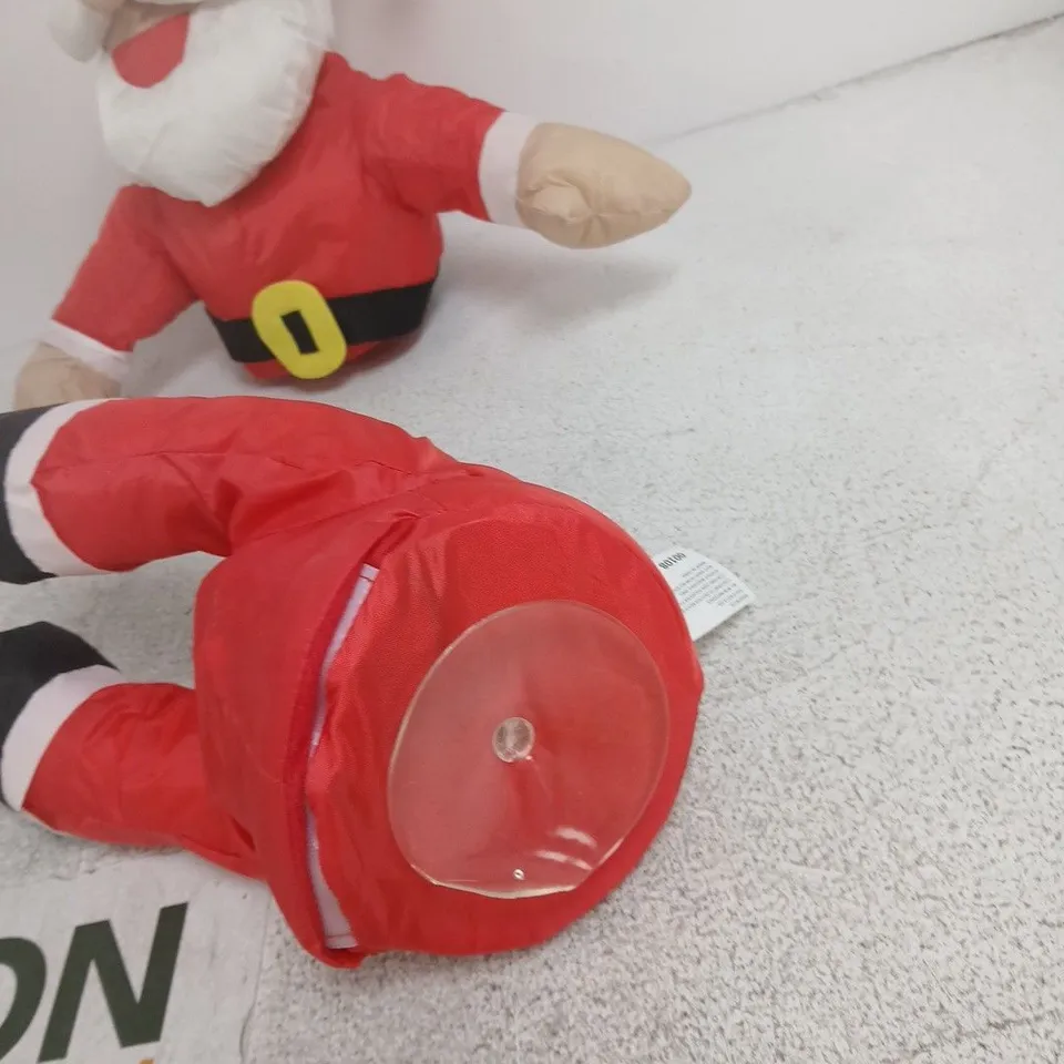 SANTA CLAUS PLUSH TOY WITH INTERACTIVE FEATURE (PRESS HERE) – RED SUIT