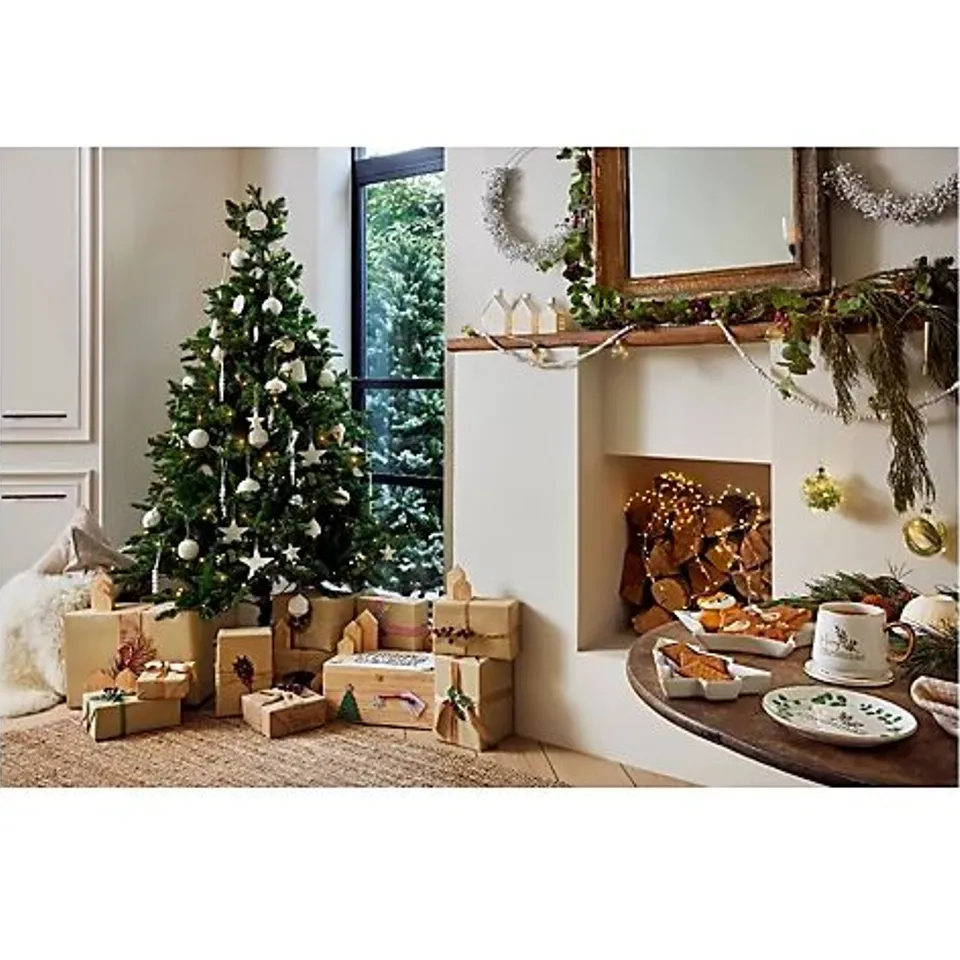 BOXED HOME REFLECTIONS PRE-LIT 6 FOOT CHRISTMAS TREE - COLLECTION ONLY