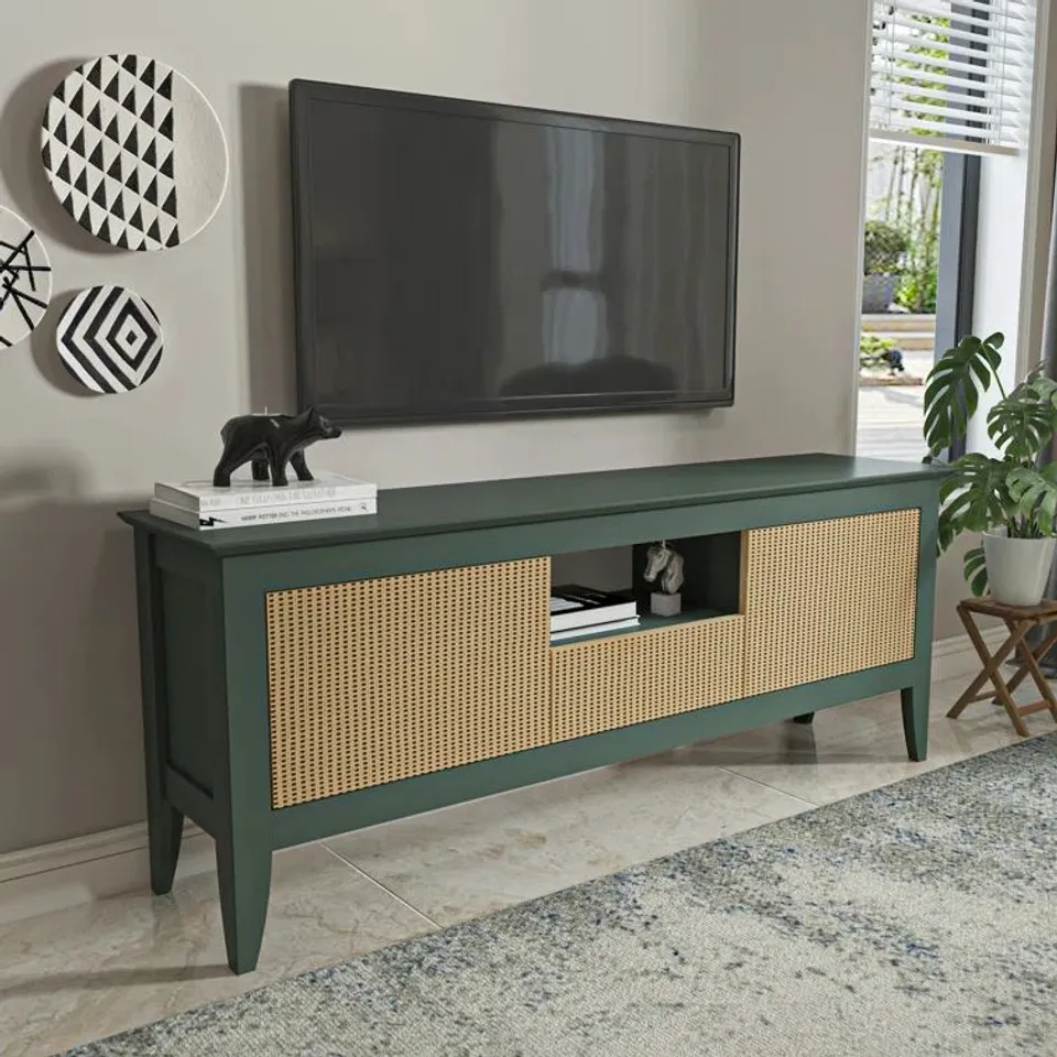 BOXED ALBERTHA TV STAND FOR TVS UP TO 70" (1 BOX)