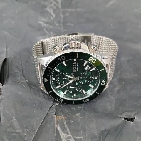 BOSS ADMIRAL GREEN CHRONOGRAPH WATCH