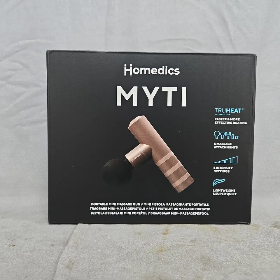 BOXED HOMEDICS MYTI PORTABLE MINI MASSAGER