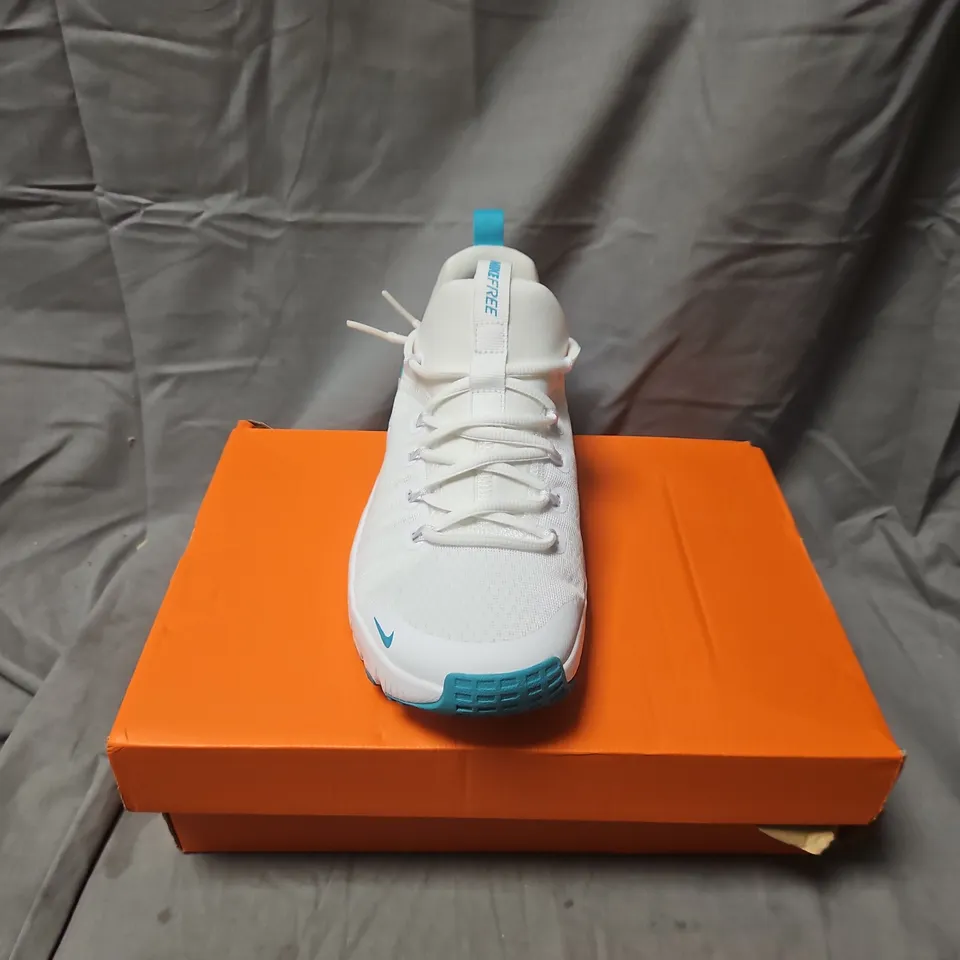 BOXED NIKE FREE METCON 6 SHOES – WHITE/DUSTY CACTUS, UK 4 (US 6.5) WOMEN'S