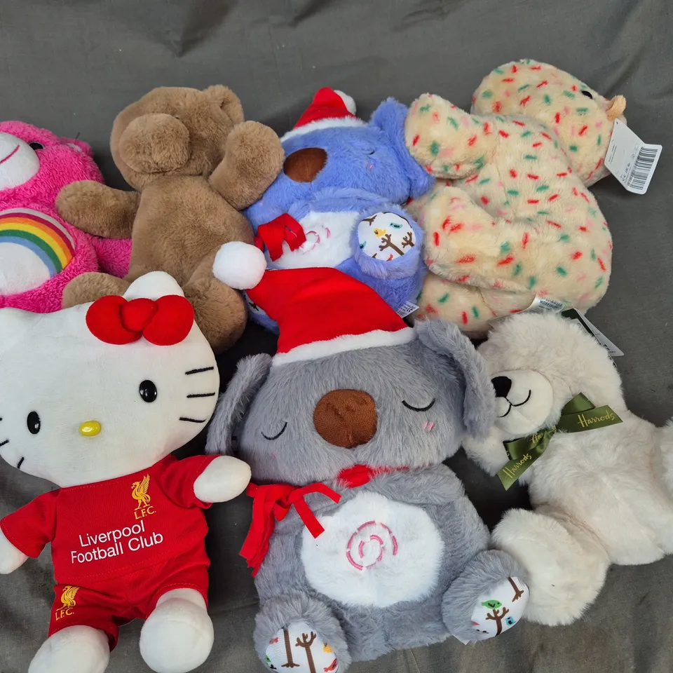 LOT OF 7 ASSORTED PLUSHIES