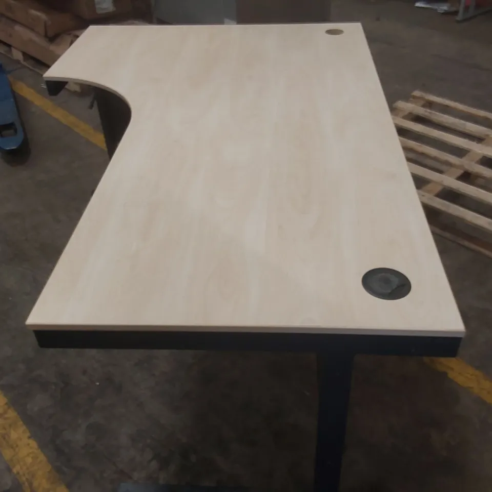 LARGE WOODEN CORNER DESK