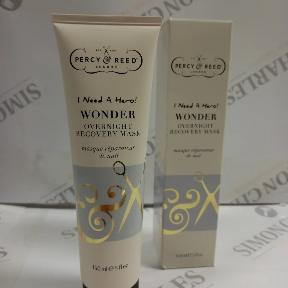 BOXED PERCY & REED I NEED A HERO! WONDER OVERNIGHT RECOVERY MASK 150ML