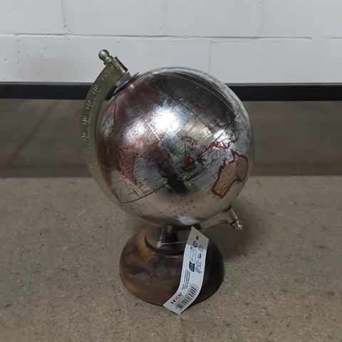 BOXED FRISKING METAL TABLETOP GLOBE