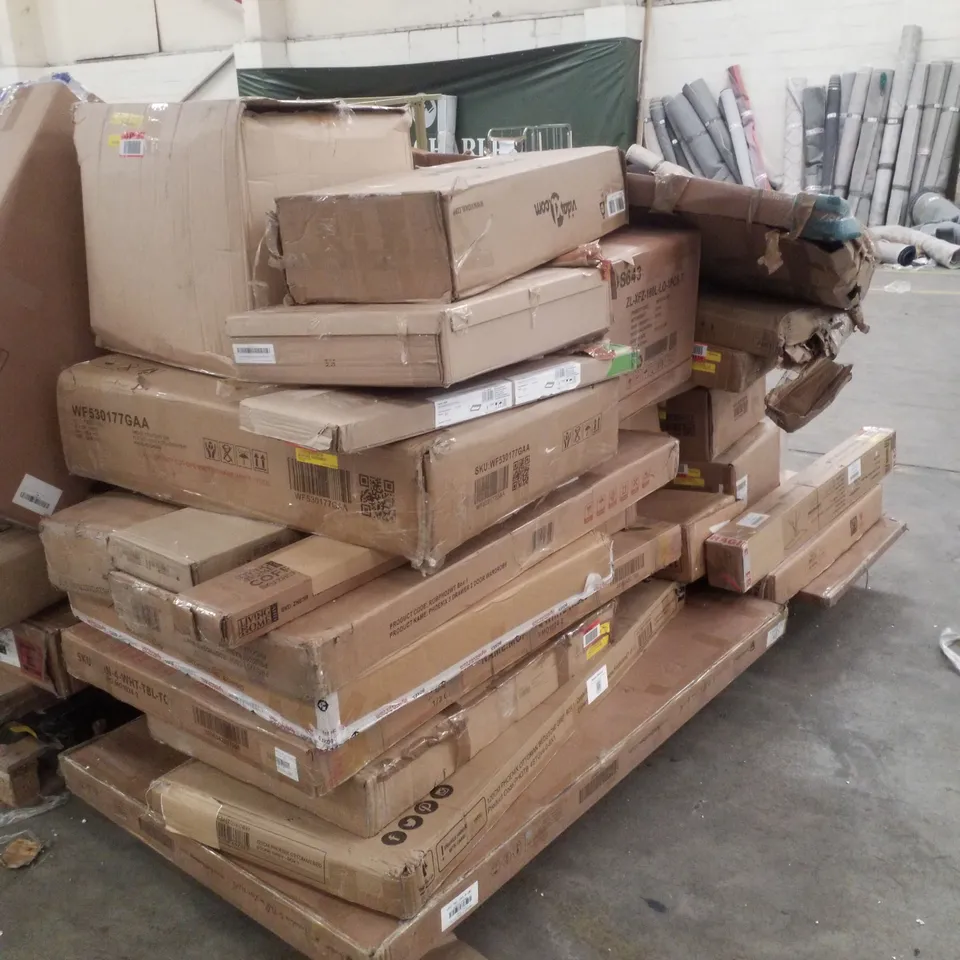 PALLET CONTAINING ASSORTED FLATPACK FURNITURE PARTS