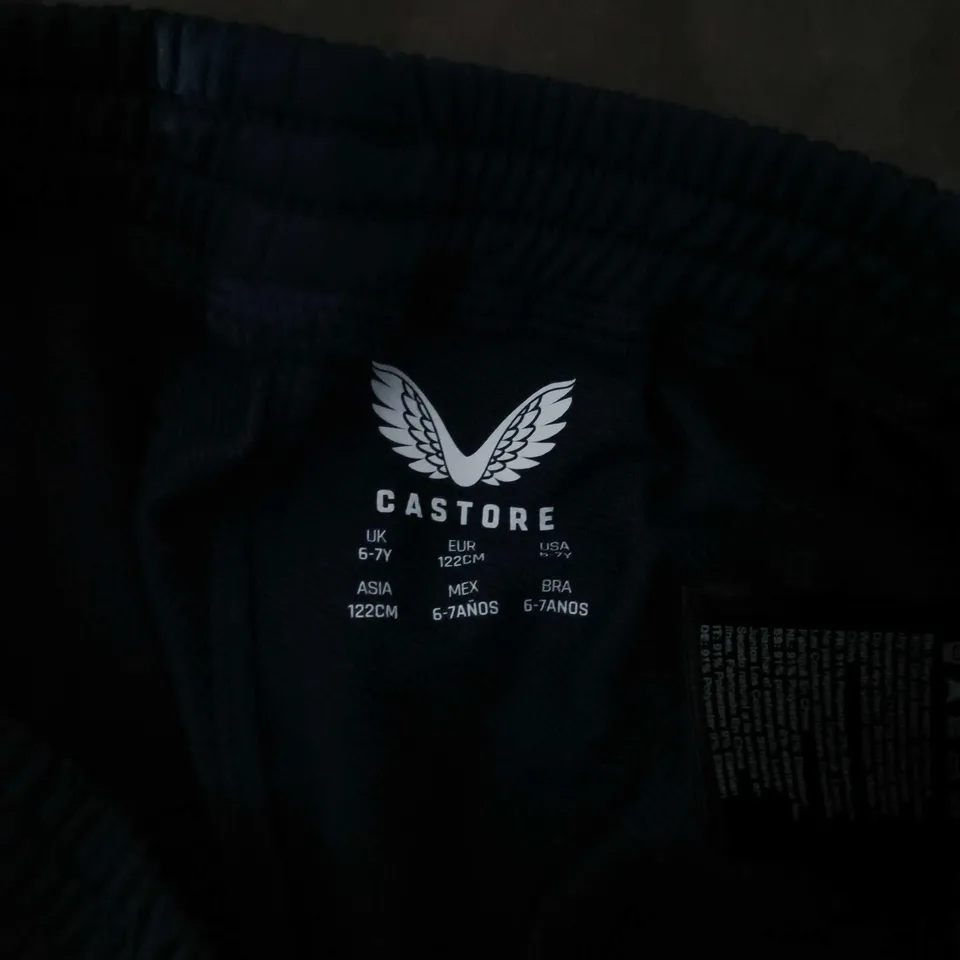 CASTORE EVERTON KIDS TRACKSUIT BOTTOMS IN NAVY - 6-7Y