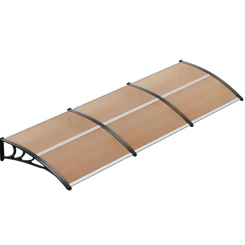 BOXED 17 STORIES 270CM W × 98.5CM D POLYCARBONATE COVER RETRACTABLE DOOR