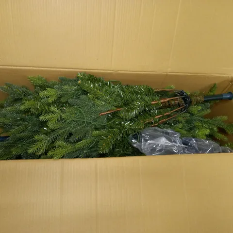 BOXED 6FT PRE LIT UPSWEPT TREE (COLLECTION ONLY)