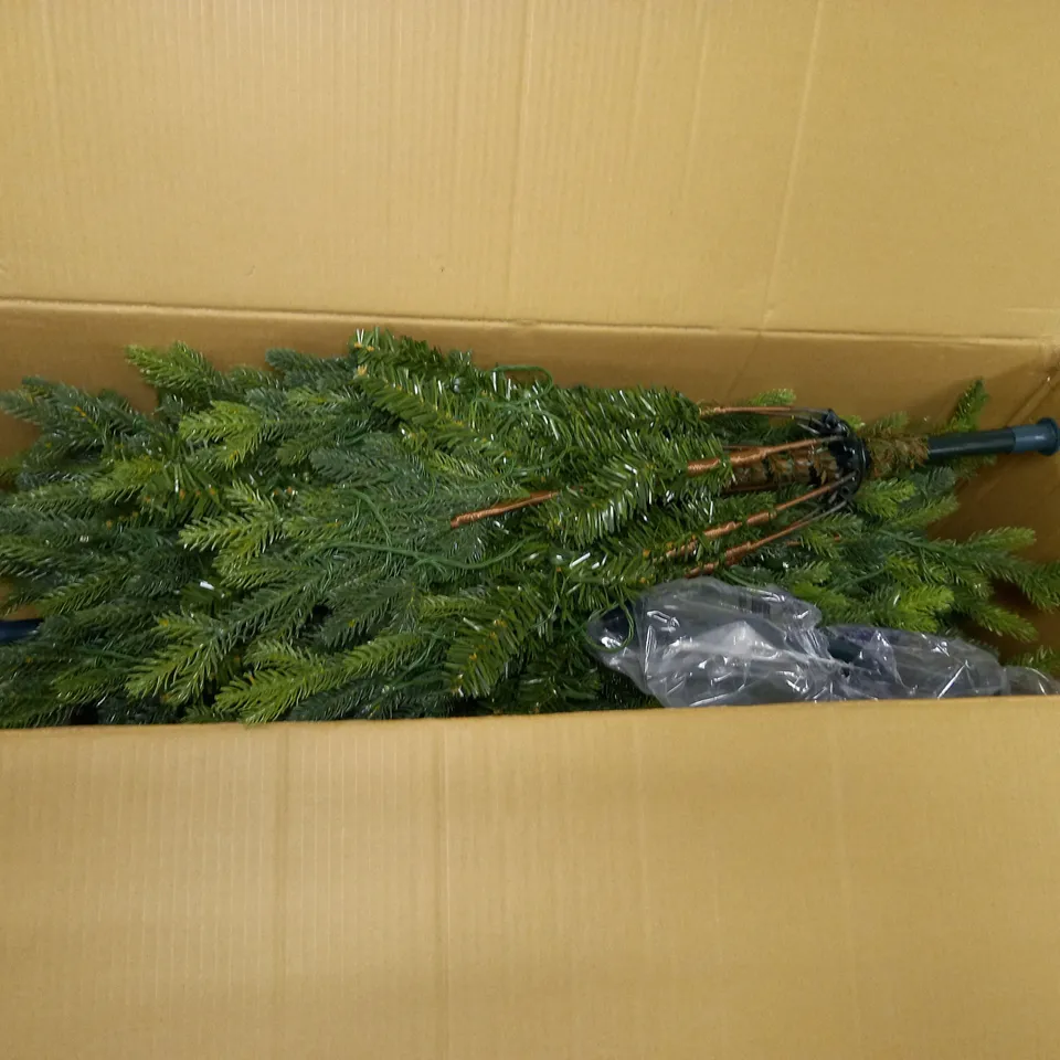 BOXED 6FT PRE LIT UPSWEPT TREE (COLLECTION ONLY) RRP £149.99