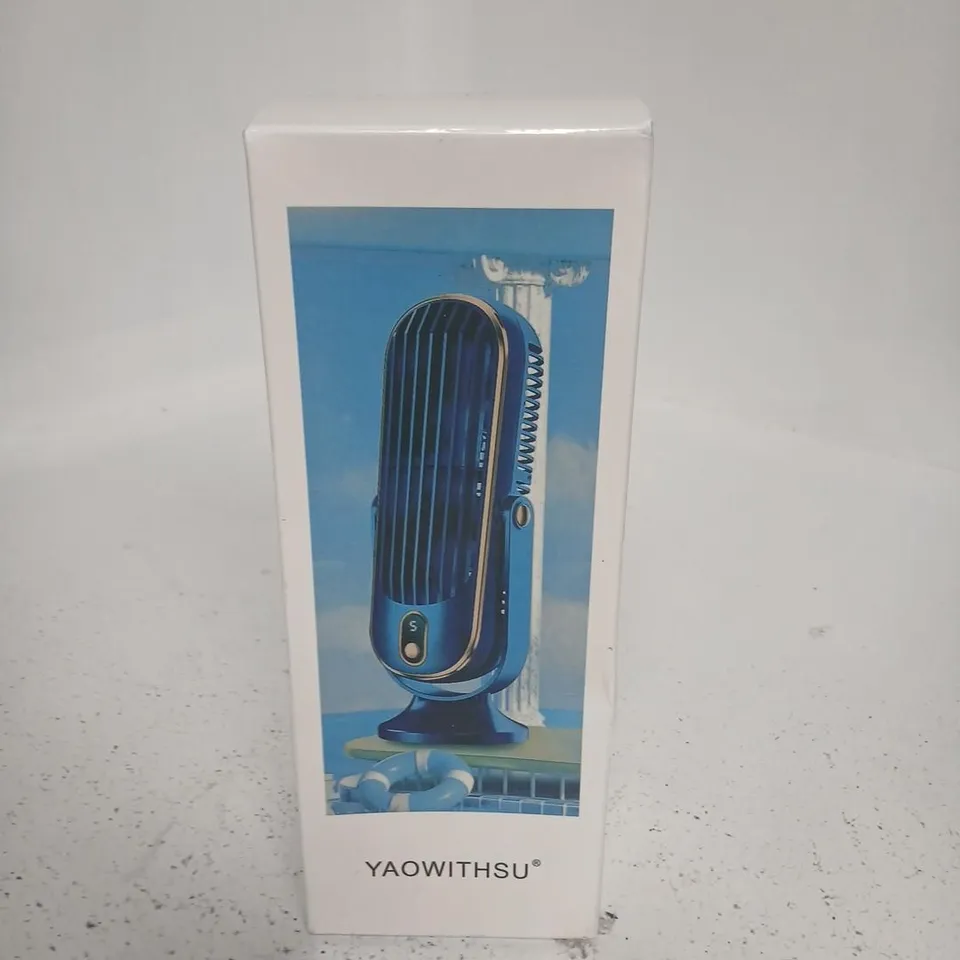 YAOWITHSU MINI DESK FAN – BLUE