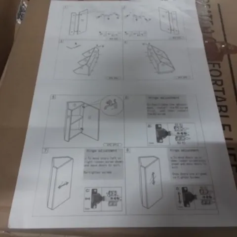 BOXED CORNER SHELVING UNIT