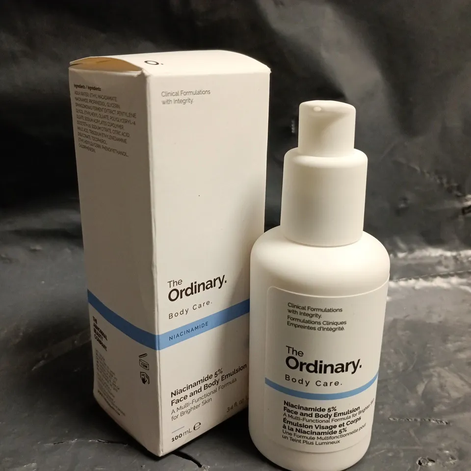 THE ORDINARY NIACINAMIDE 5% FACE AND BODY EMULSION (100ML)