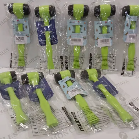 9 BRAND NEW MOSCATELLI CAMPING HAMMERS WITH HOOKS