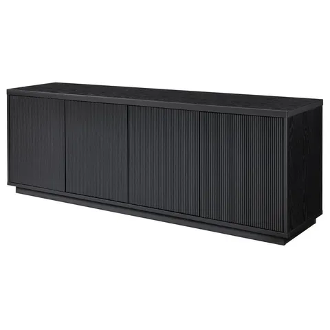BOXED TV CONSOLE IN BLACK GRAIN FINISH (1 BOX)