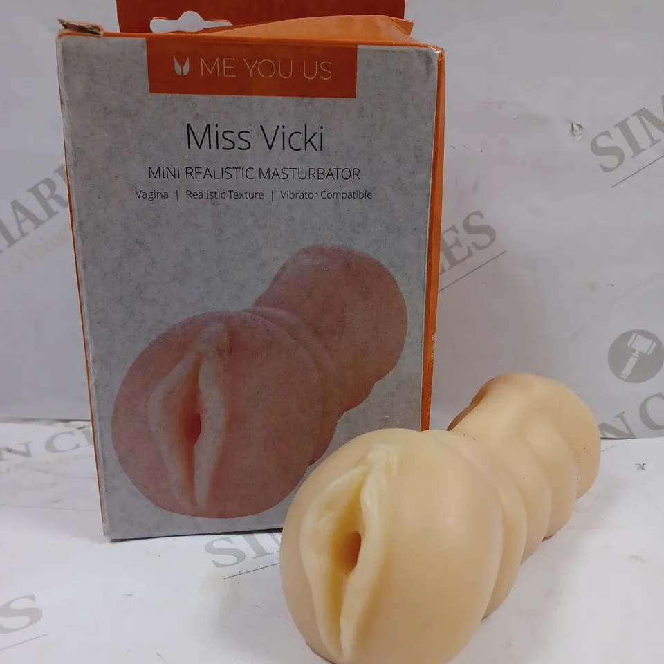 BOXED ME YOU US MISS VICKI MINI REALISTIC MASTURBATOR 