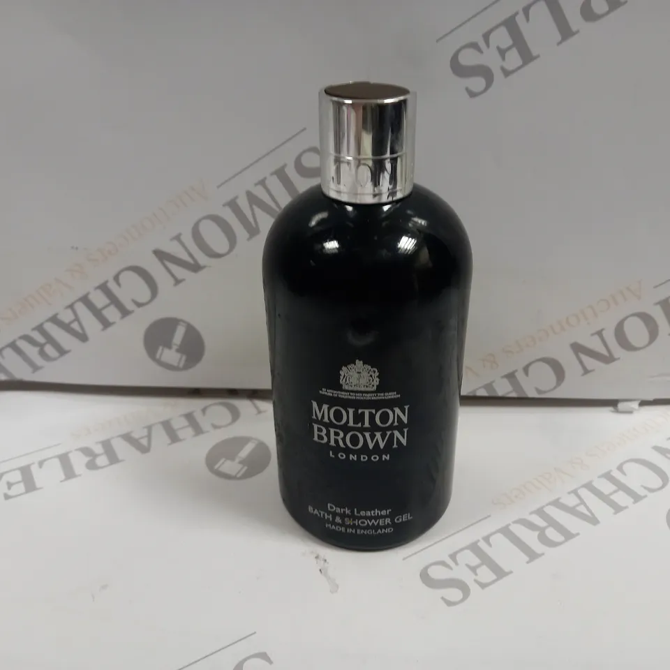 MOLTON BROWN DARK LEATHER BATH AND SHOWER GEL 300ML