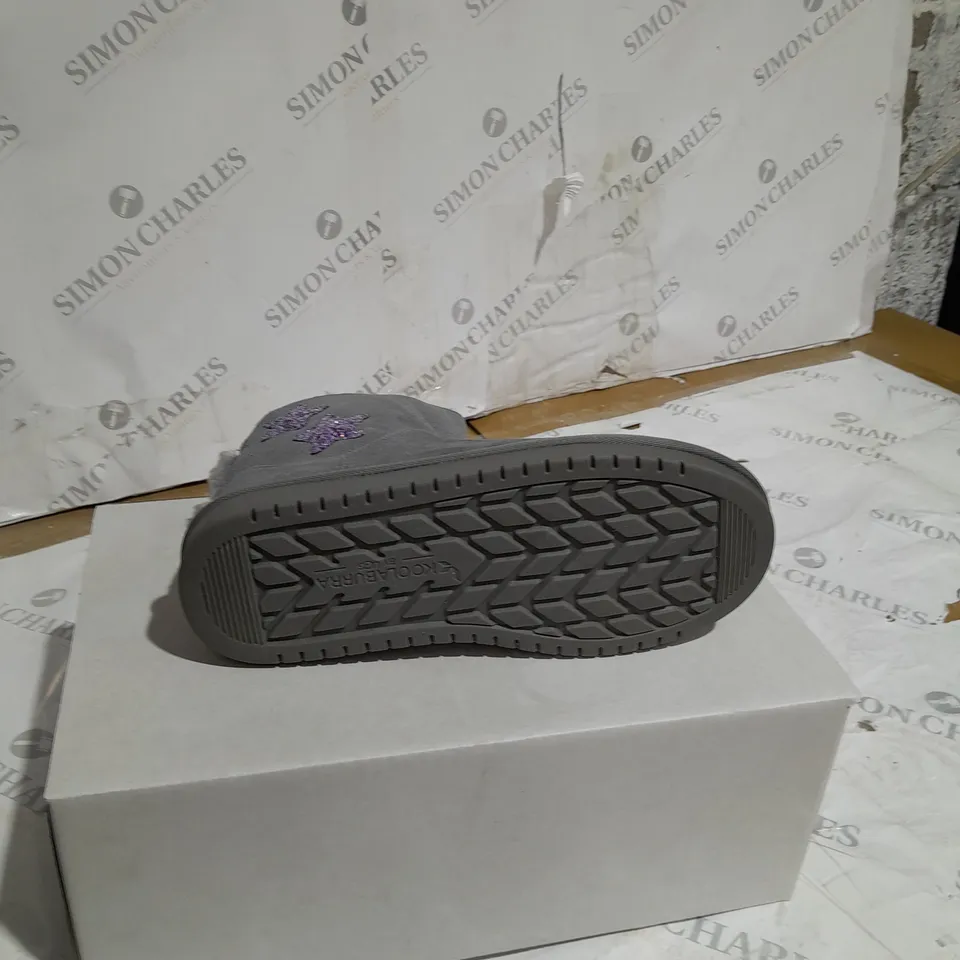 BOXED MODA IN PELLE KIDS STAR BOOT GREY SIZE 4 