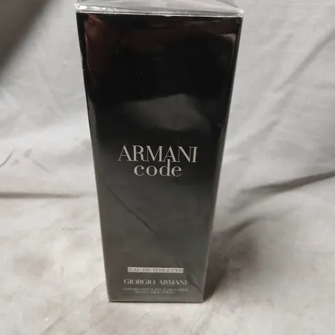 SEALED GIORGIO ARMANI CODE EAU DE TOILETTE - 200ML