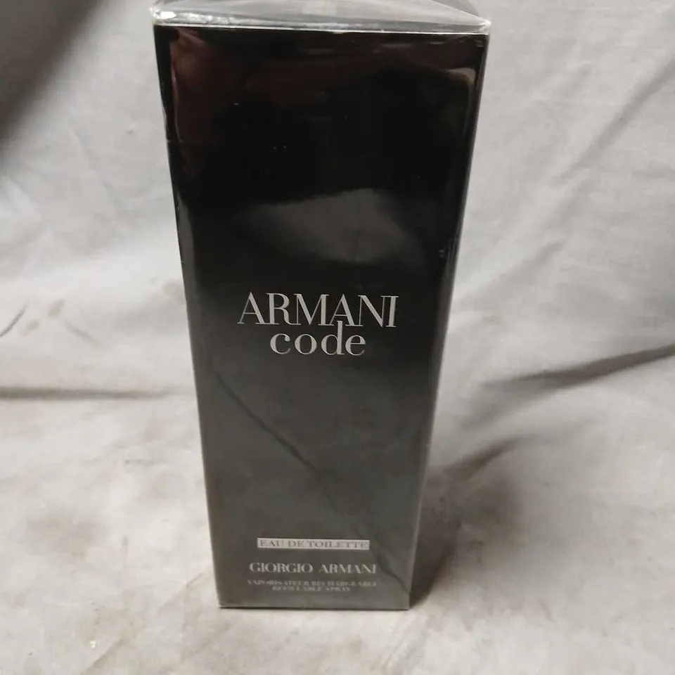 SEALED GIORGIO ARMANI CODE EAU DE TOILETTE - 200ML