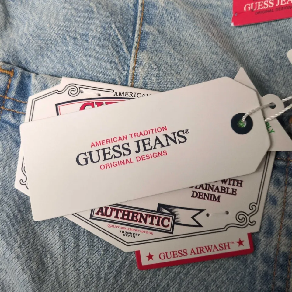 UK 33X32 GUESS JEANS G10 CARGO DENIM JEANS
