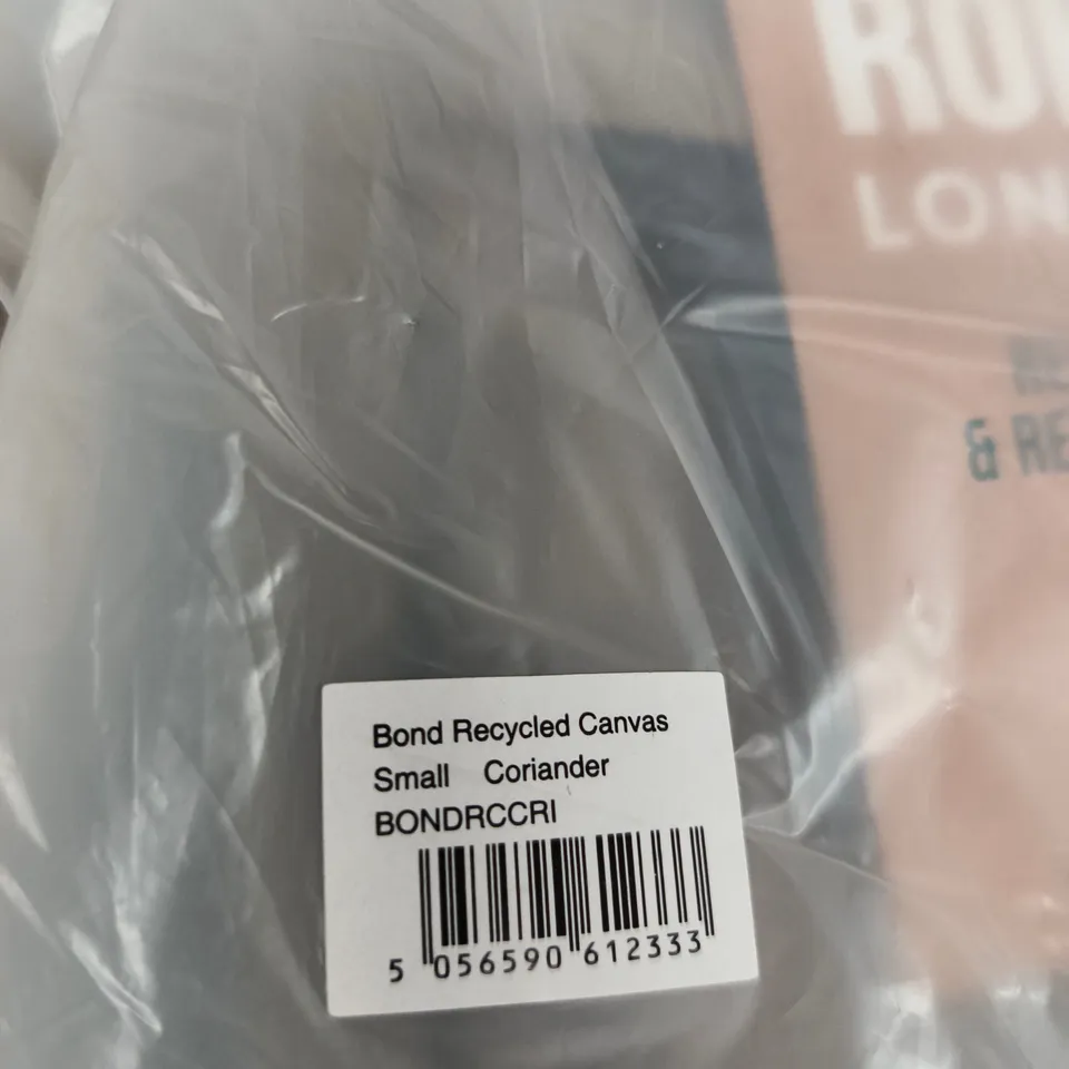 ROKA LONDON BOND RECYCLED CANVAS SMALL CORIANDER BAG