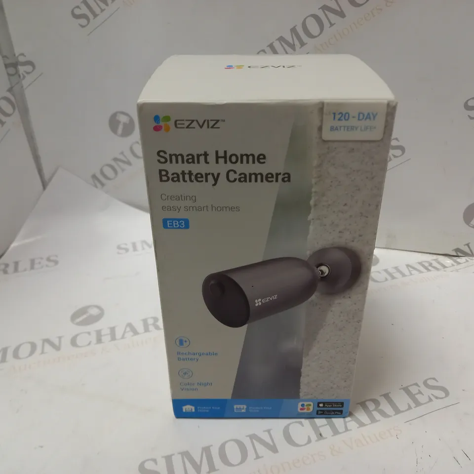 BOXED AND SEALED EZVIZ SMART HOME BATTERY CAMERA (EB3)