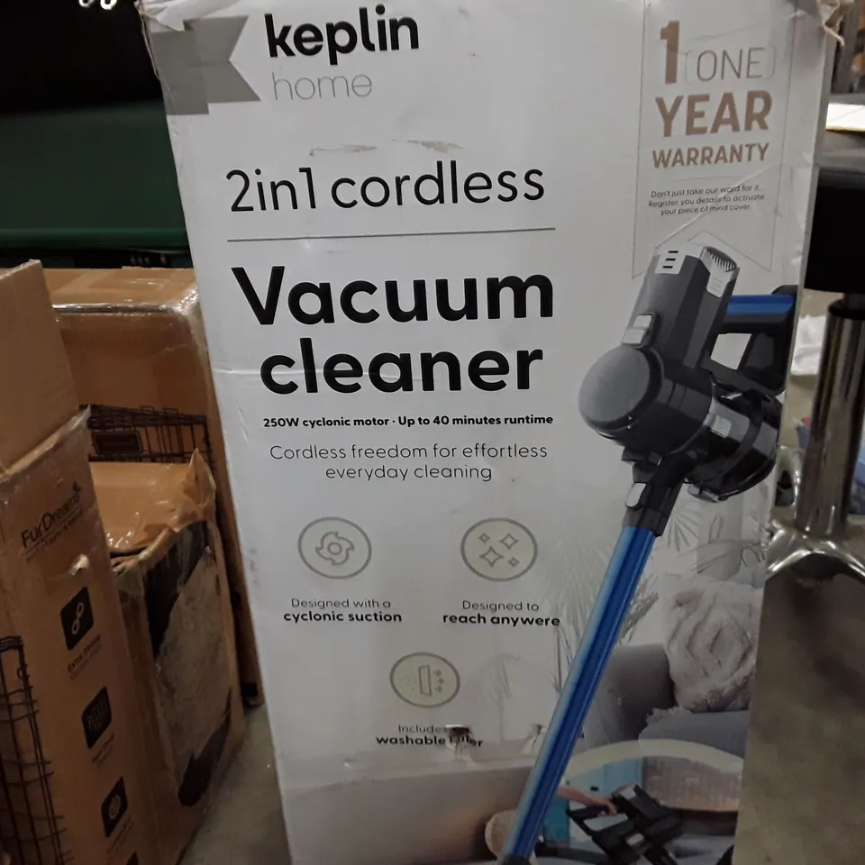 BOXED KEPLIN 2IN1 CORDLESS VACUUM CLEANER 