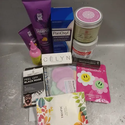 APPROXIMATELY 20 ASSORTED COSMETIC ITEMS TO INCLUDE - BPERFECT FULL IMPACT CONCEALER IN L3 - SKINACADEMY PEEL OFF BLACK MASK - BEAUTY MALLOWS BANANA MASK - ETC