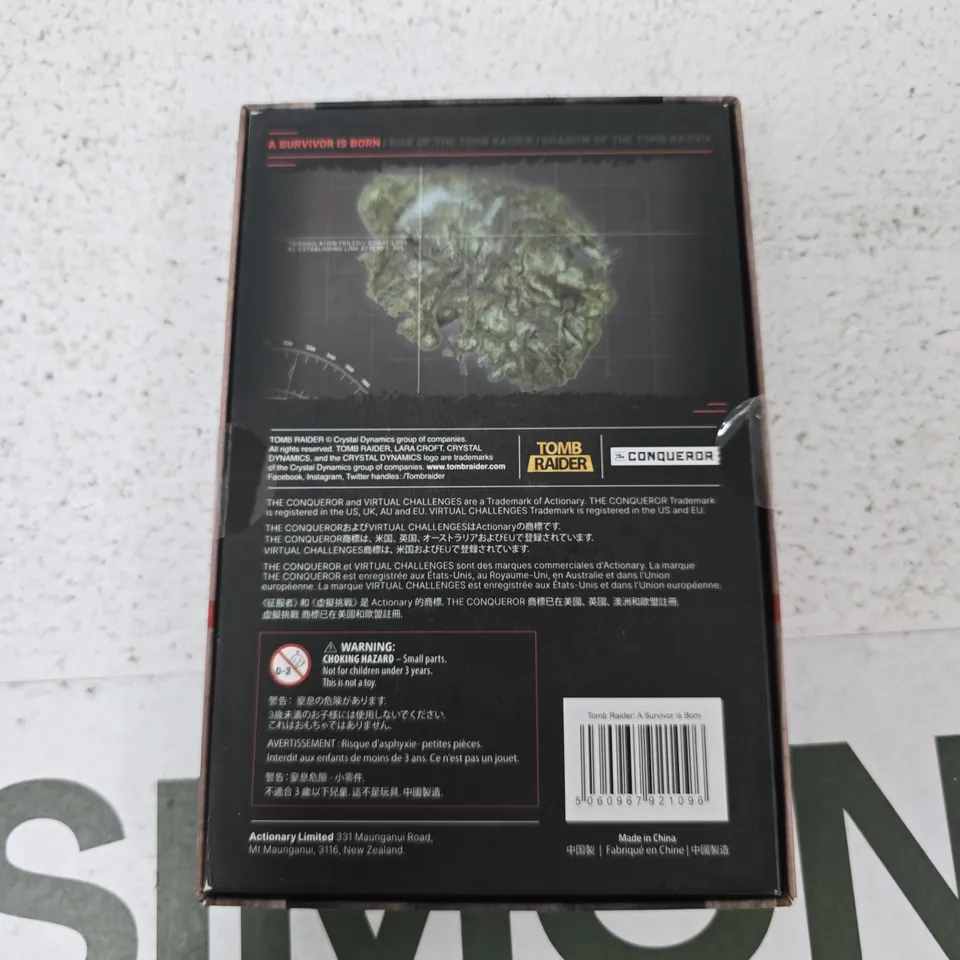 TOMB RAIDER: A SURVIVOR IS BORN – THE CONQUEROR VIRTUAL CHALLENGE BOX