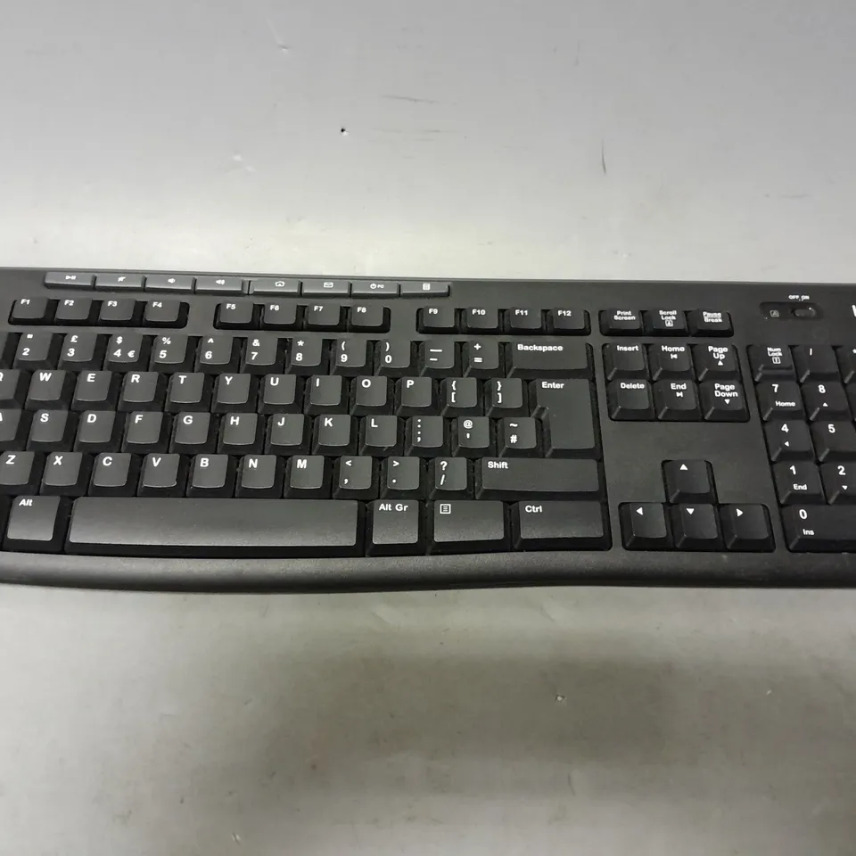 LOGITECH K270 WIRELESS KEYBOARD IN BLACK