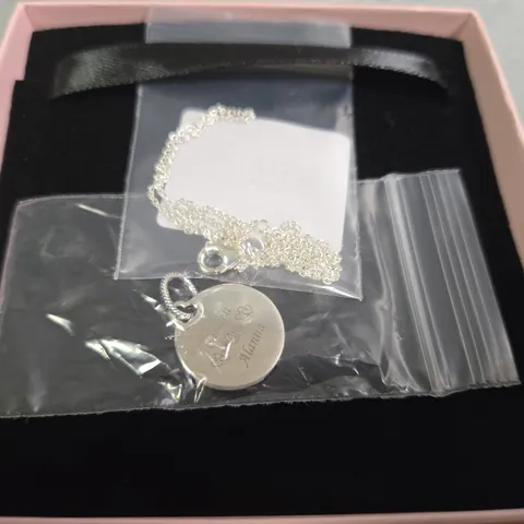 PANDORA PERSONALISED PENDANT NECKLACE