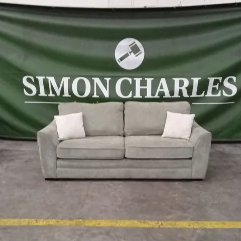 TRINITY FABRIC 3 SEATER SOFA - OLIVE