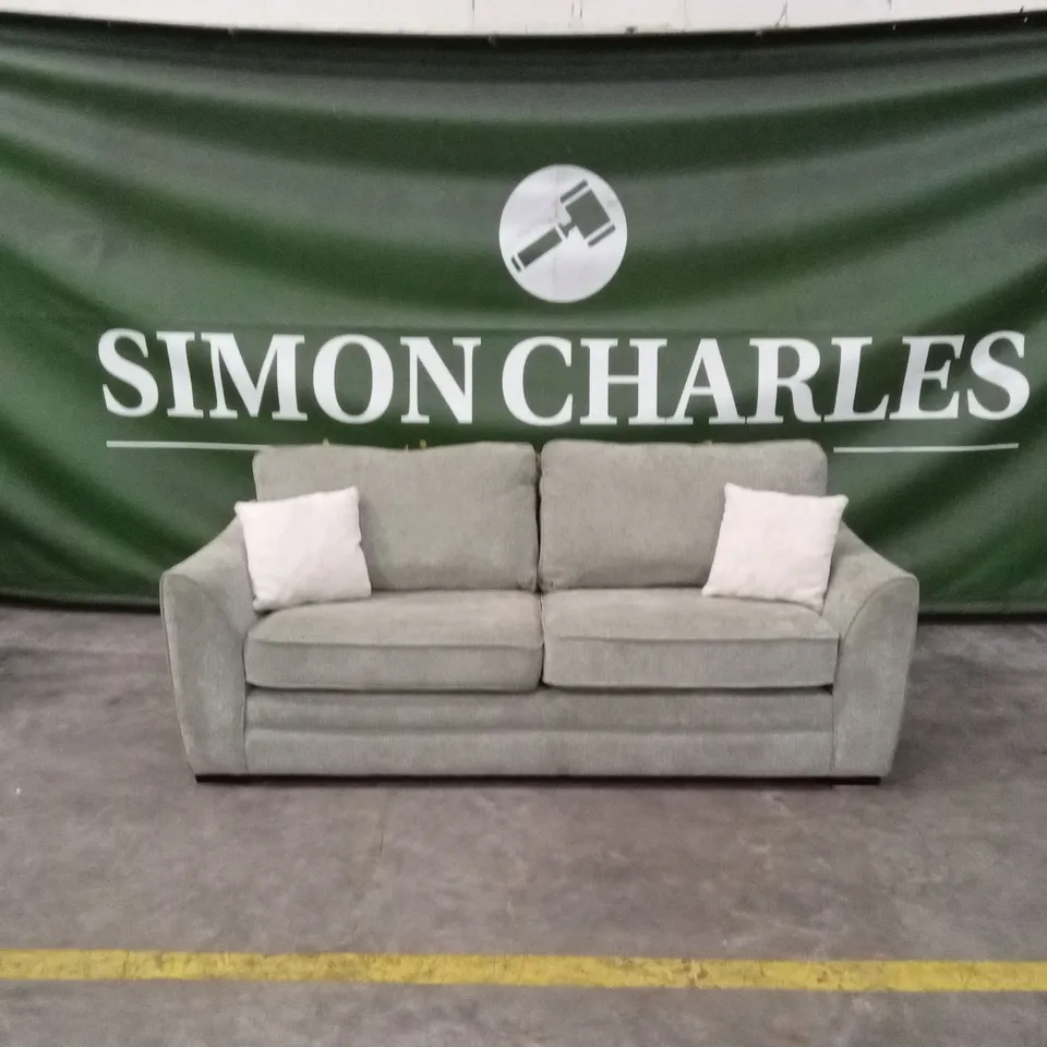 TRINITY FABRIC 3 SEATER SOFA - OLIVE RRP £1099