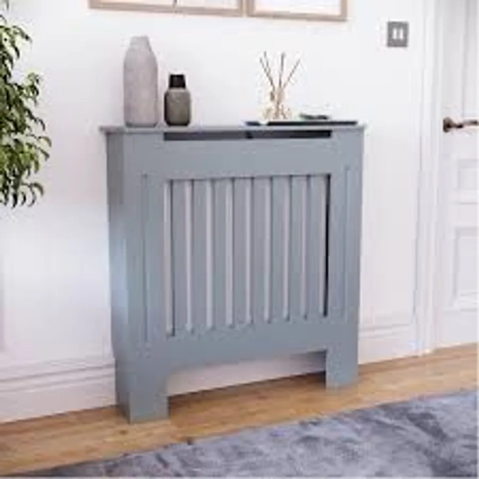 BOXED LASSIC VIDA DESIGNS CHELSEA RADIATOR COVER MEDIUM - GREY (1 BOX)