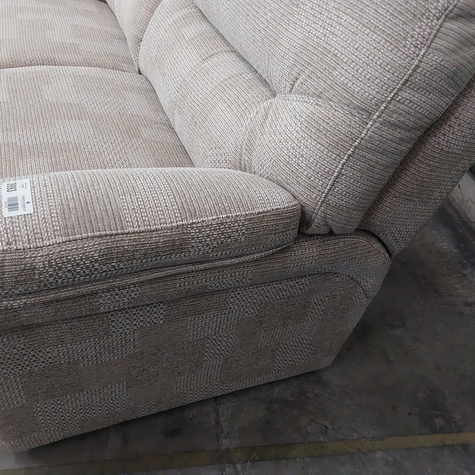 QUALITY BRITISH DESIGNER G PLAN SEATTLE THREE SEATER FARO SANDS FABRIC 