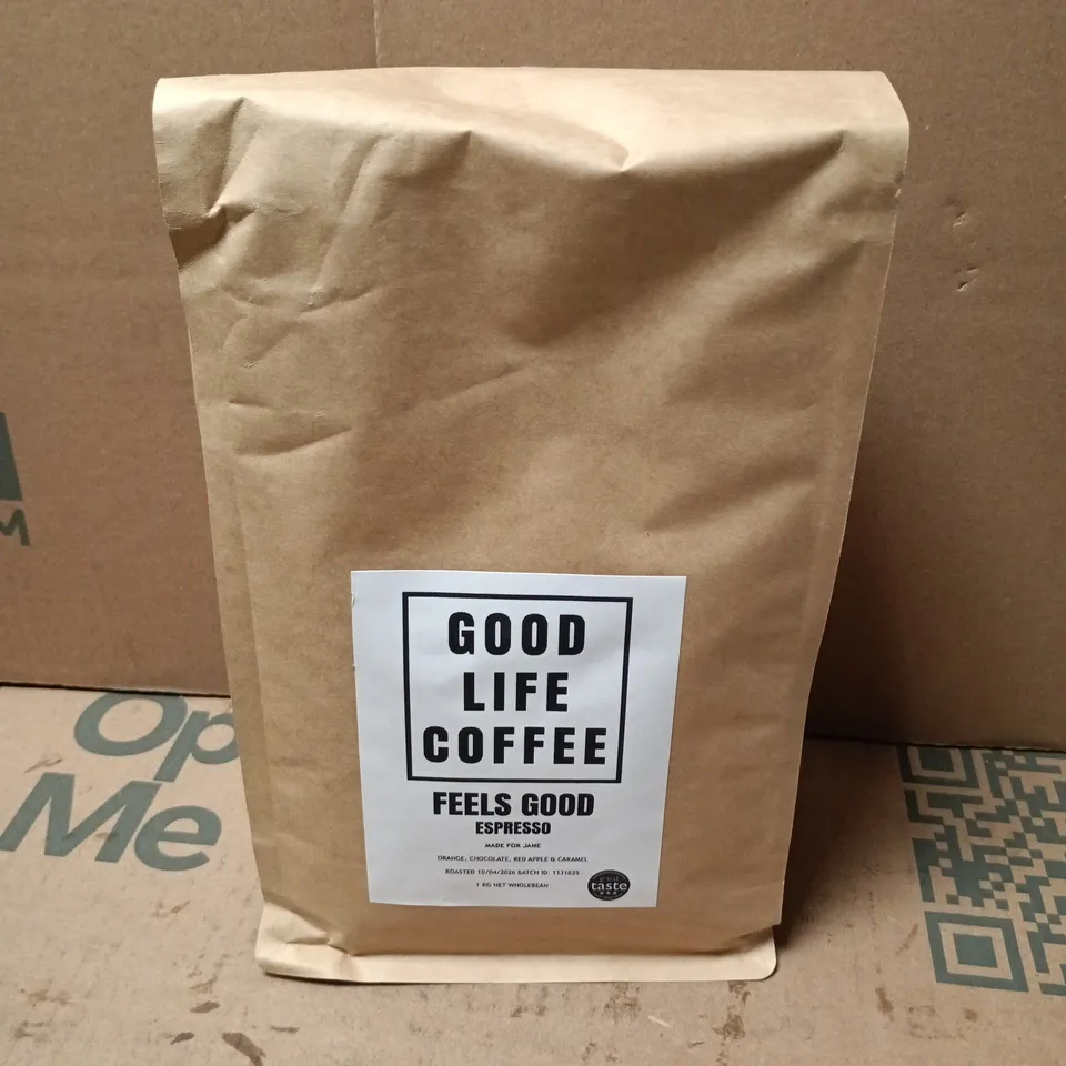 GOOD LIFE COFFEE – FEELS GOOD ESPRESSO - 1KG