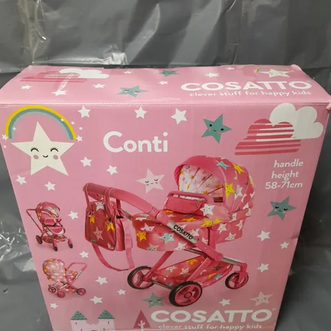 BOXED CONTI COSATTO DOLL PRAM  