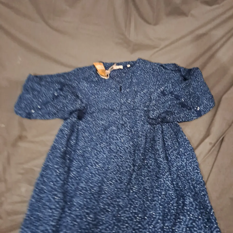 FATFACE CORA WOODBLOCK MIDI DRESS SIZE 14