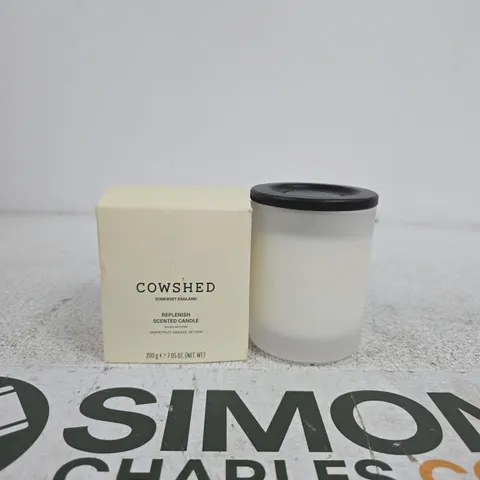 COWSHED REPLENISH SCENTED CANDLE – 200G, GRAPEFRUIT, ORANGE & VETIVER