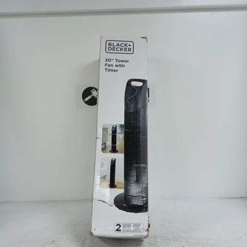 BLACK AND DECKER 30" TOWER FAN WITH TIMER