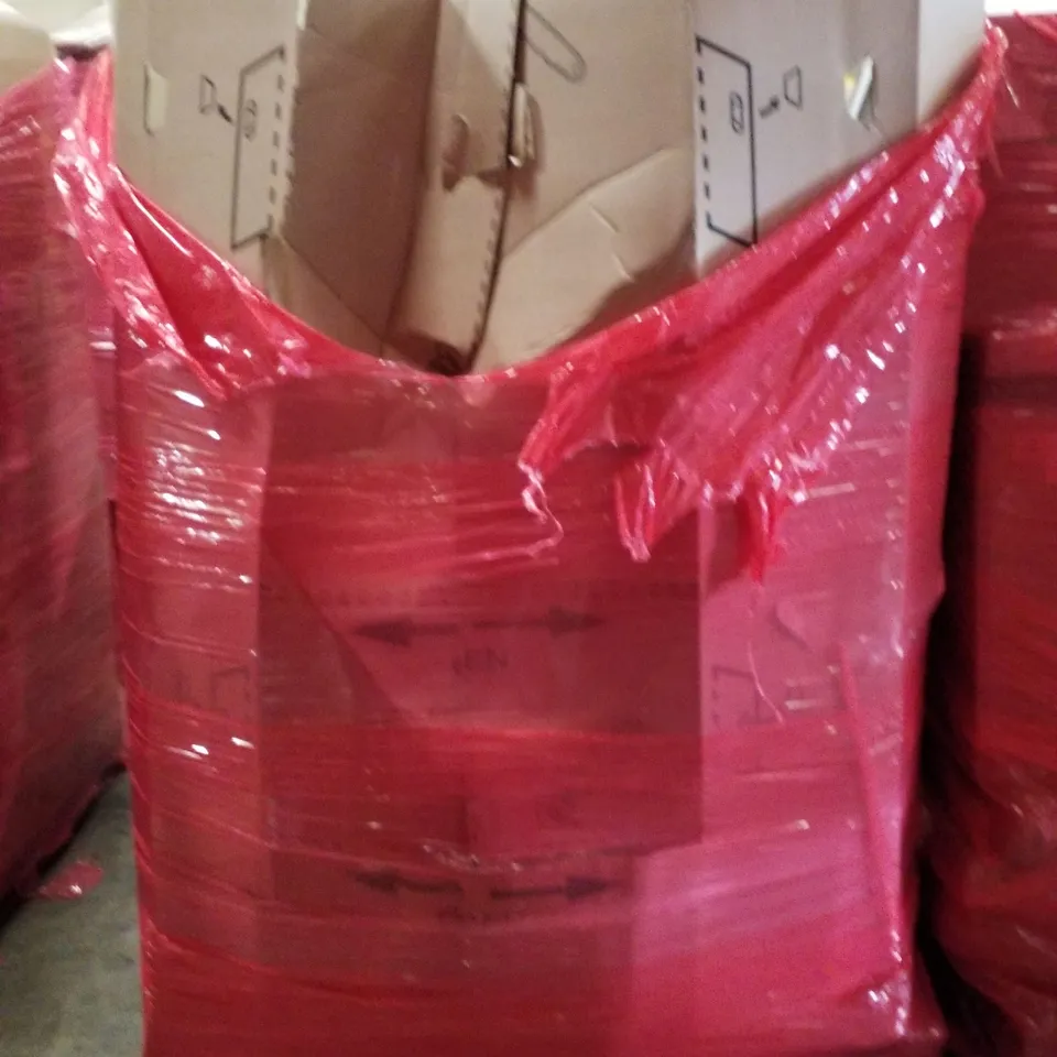 PALLET CONTAINING ASSORTED PRODUCTS INCLUDING POP UP TENTS, TOILET SEATS, DAY & NIGHT ROLLER BLIND, PET BOWL STAND & LED INTEGRATED FIXTURE
