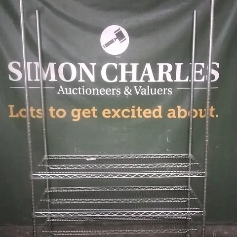 121CM X 46CM 3 TIER ADJUSTABLE SHELF TROLLEY