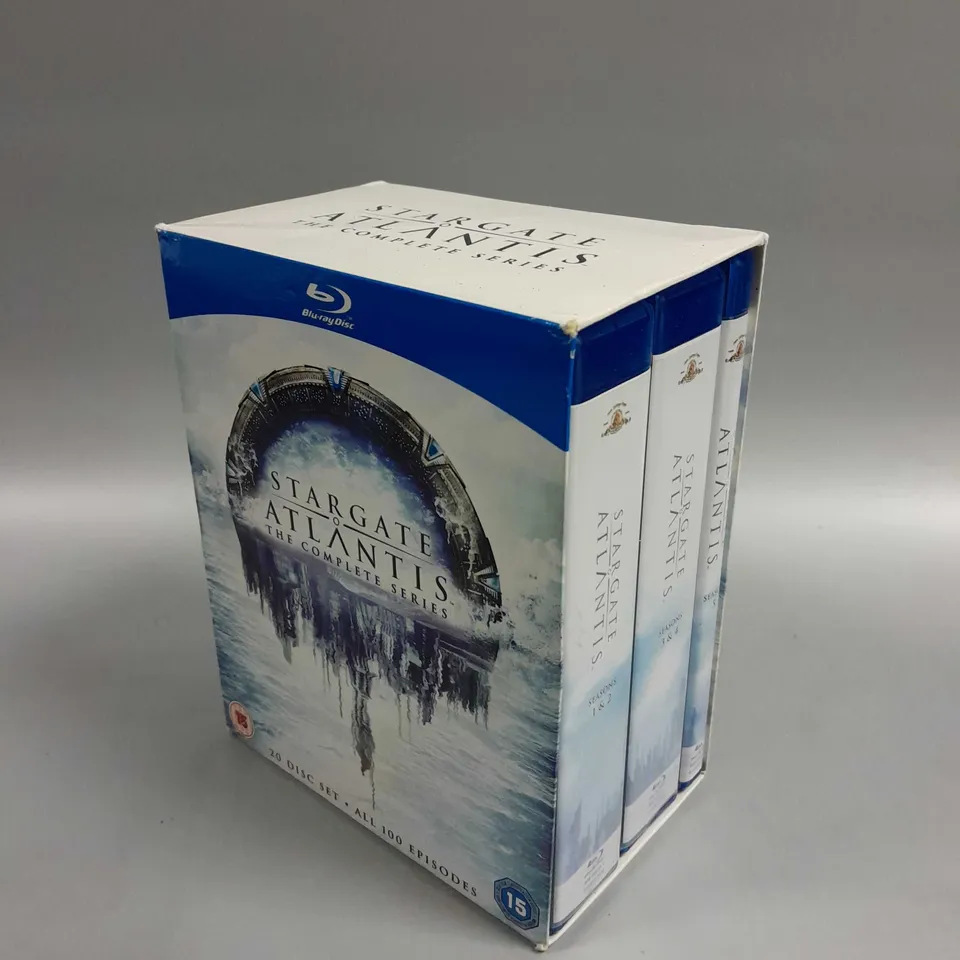 BOXED STARGATE ATLANTIS COMPLETE SERIES BLU-RAY SET