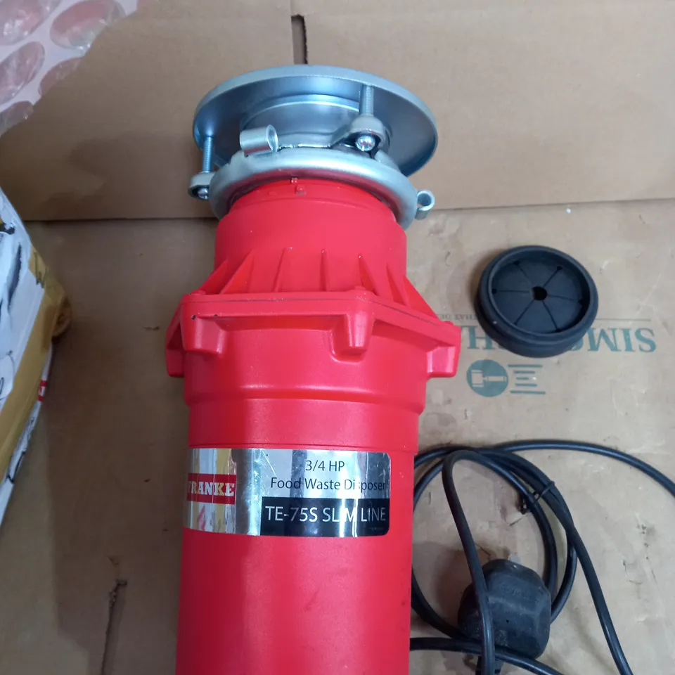 FRANKE TE-75S SLIM LINE FGOOD WASTE DISPOSER 