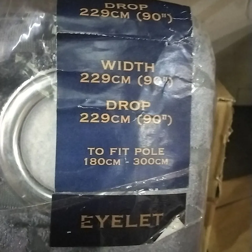 BAGGED KENDAL POLYESTER ROOM DARKENING CURTAIN PAIR