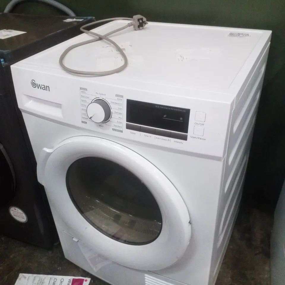 SWAN STC75110W 8KG LOAD CONDENSER TUMBLE DRYER